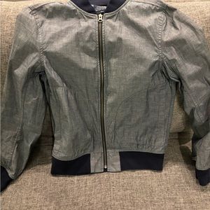 J.Crew, Men’s lightweight bomber jacket, size x small, blue